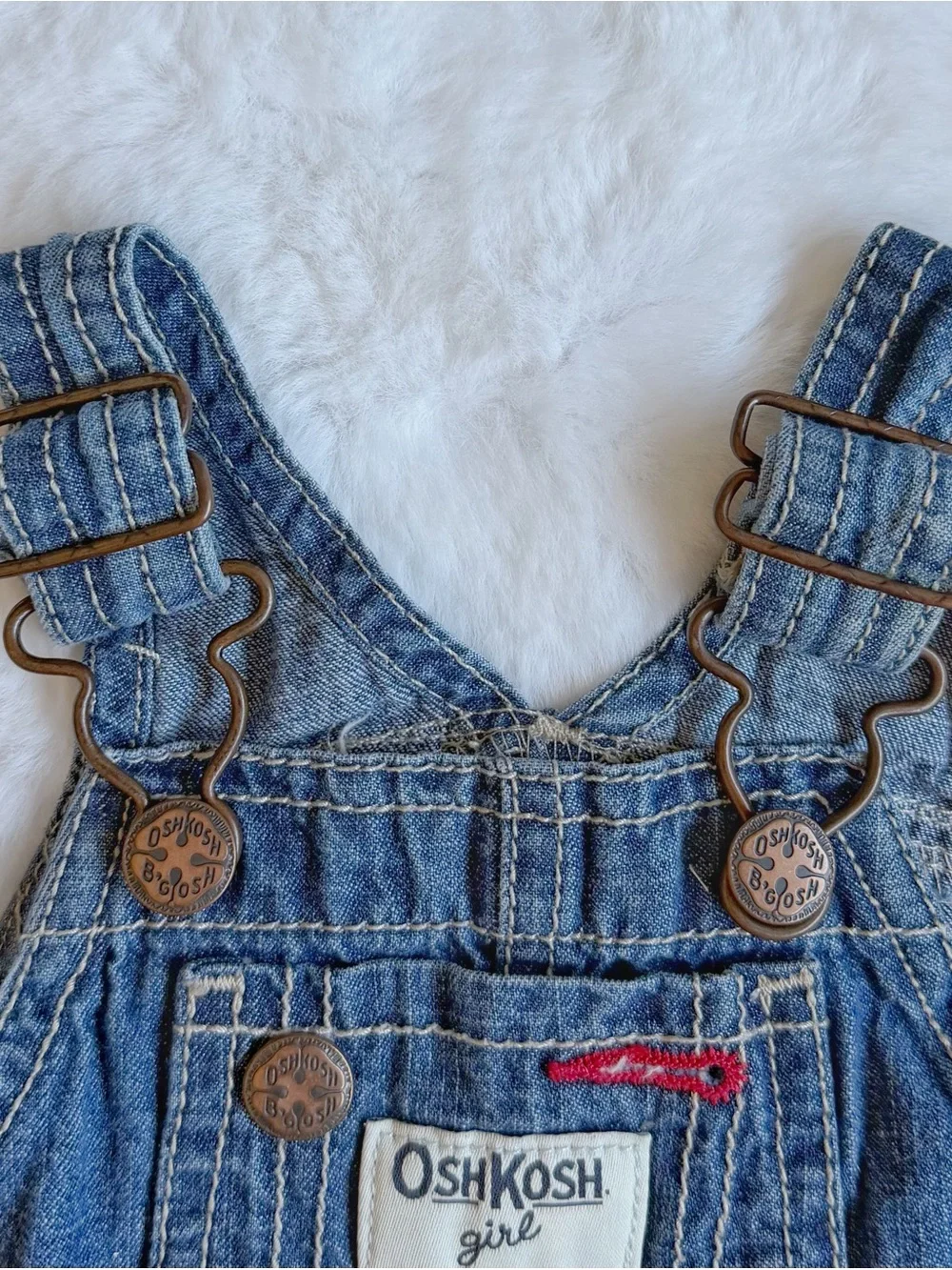 Oshkosh Baby Girls Denim Stars Dress